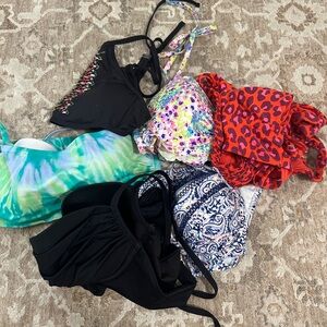 Swimsuit bundle size large 34 DD top, sz small bottoms